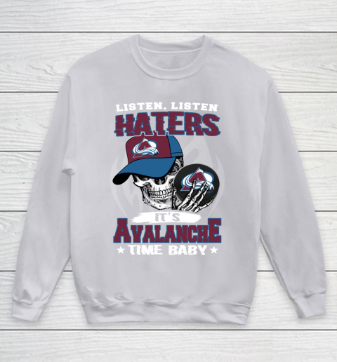 Listen Haters It is BLACKHAWKS Time Baby NHL Youth Sweatshirt 3