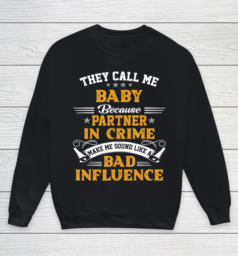 Father gift shirt They Call Me Baby Gift Shirts Funny Father's Day T Shirt Youth Sweatshirt