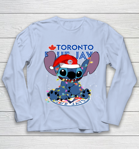 Toronto Blue Jays MLB noel stitch Baseball Christmas Youth Long Sleeve 5