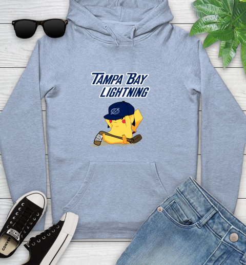 NHL Pikachu Hockey Sports Tampa Bay Lightning Youth Hoodie 10