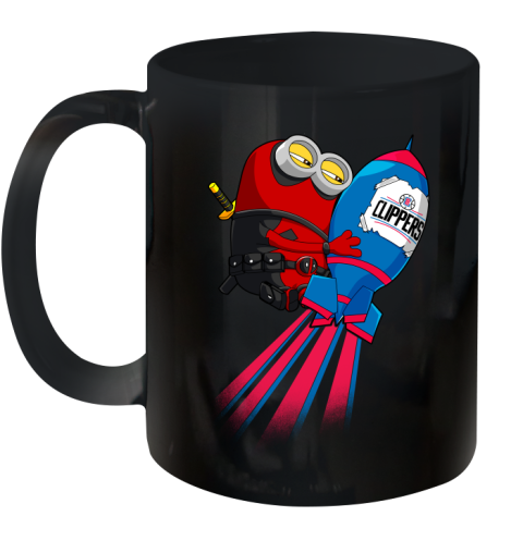 NBA Basketball LA Clippers Deadpool Minion Marvel Shirt Ceramic Mug 11oz