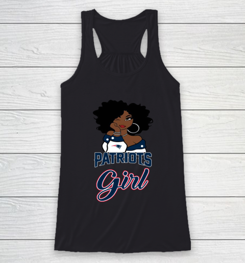 New England Patriots Girl NFL Racerback Tank