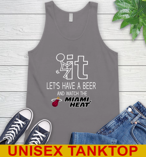 Miami Heat Basketball NBA Let's Have A Beer And Watch Your Team Sports Tank Top 6