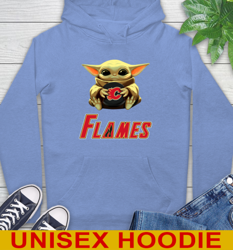 NHL Hockey Calgary Flames Star Wars Baby Yoda Shirt 23