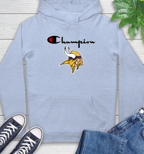 NFL Football Minnesota Vikings Champion Shirt Hoodie 6