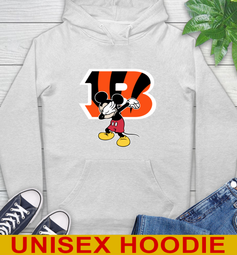 Cincinnati Bengals NFL Football Dabbing Mickey Disney Sports Hoodie