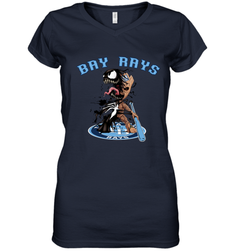 Tampa Bay Rays Baseball Love 3/4 Navy Blue Sleeve Raglan Unisex L