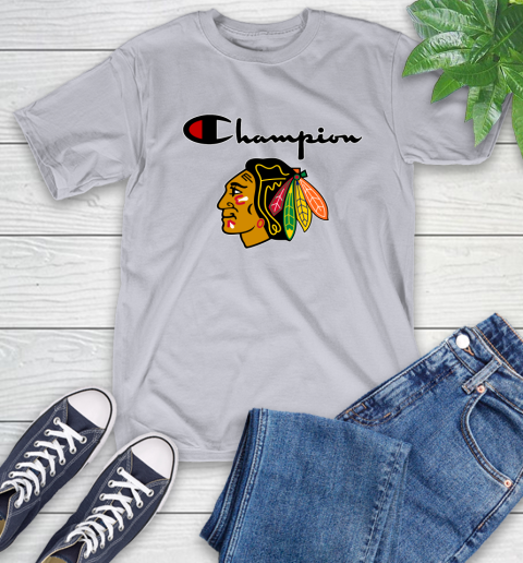 NHL Hockey Chicago Blackhawks Champion Shirt T-Shirt 4
