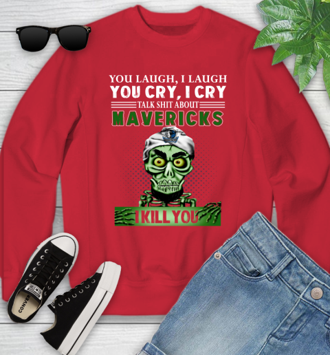 NBA Talk Shit About Dallas Mavericks I Kill You Achmed The Dead Terrorist Jeffrey Dunham Basketball Youth Sweatshirt 8