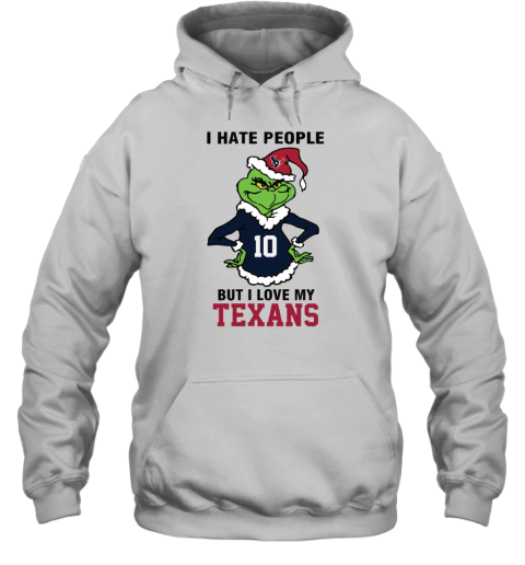 I Hate People But I Love My Texans Houston Texans NFL Teams Hoodie