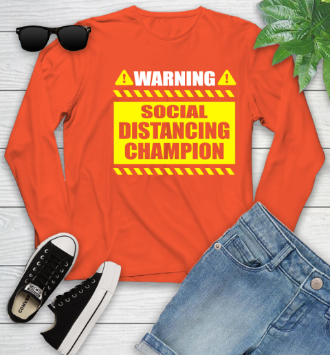 Coronavirus Shirt  Warning Social Distancing Champion 115