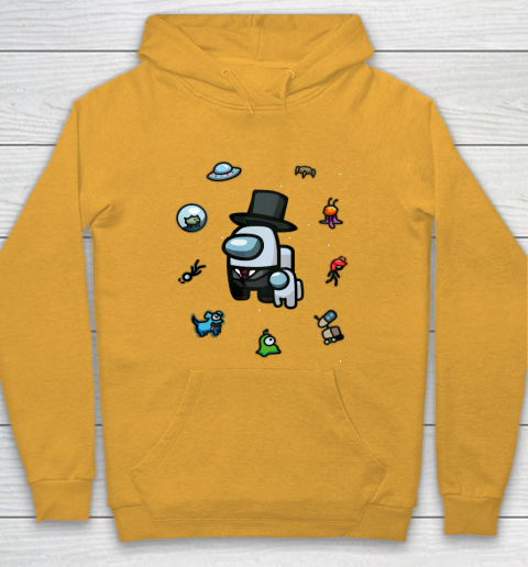 Yellow among us best sale hoodie