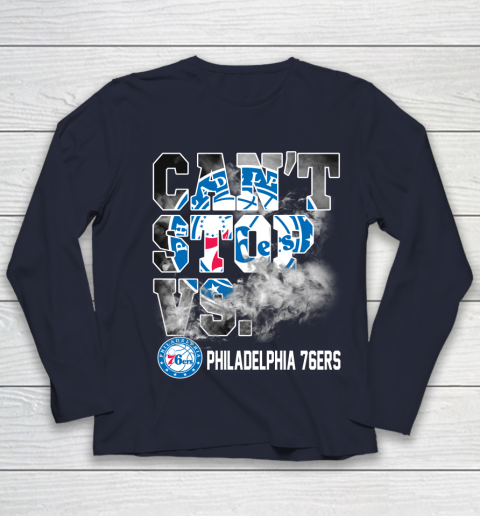 NBA Philadelphia 76ers Basketball Can't Stop Vs Youth Long Sleeve 2