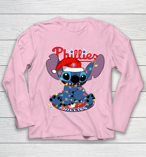 Philadelphia Phillies MLB noel stitch Baseball Christmas Youth Long Sleeve 6