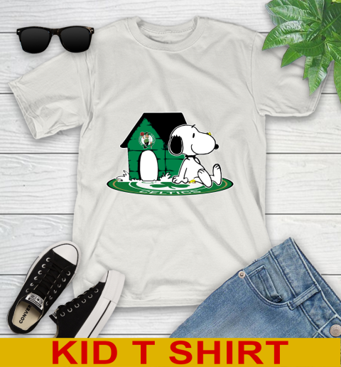 NBA Basketball Boston Celtics Snoopy The Peanuts Movie Shirt Youth T-Shirt 12
