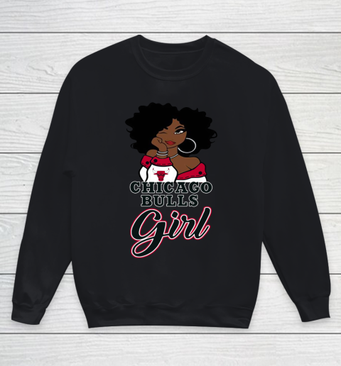 Chicago Bulls Girl NBA Youth Sweatshirt