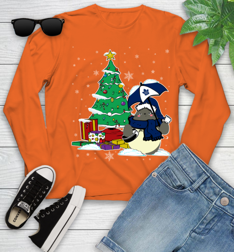 Toronto Maple Leafs NHL Hockey Cute Tonari No Totoro Christmas Sports Youth Long Sleeve 3