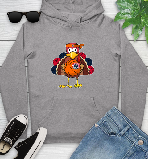 Washington Wizards Turkey thanksgiving day Youth Hoodie 6