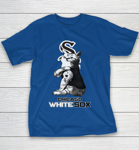 MLB Baseball My Cat Loves Chicago White Sox Youth T-Shirt 6