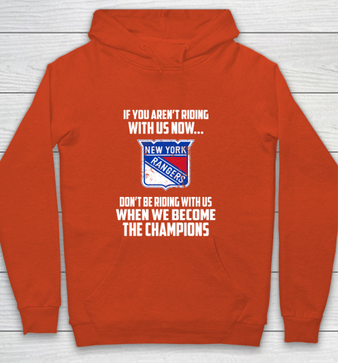 NHL New York Rangers Hockey We Become The Champions Youth Hoodie 3