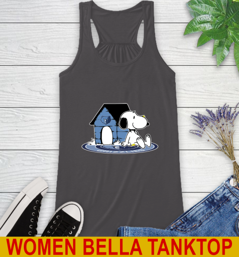 NBA Basketball Memphis Grizzlies Snoopy The Peanuts Movie Shirt Racerback Tank 12