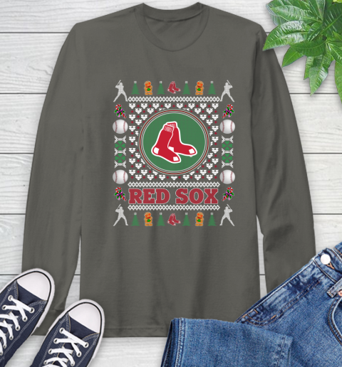 Boston Red Sox Merry Christmas MLB Baseball Loyal Fan Ugly Shirt 64