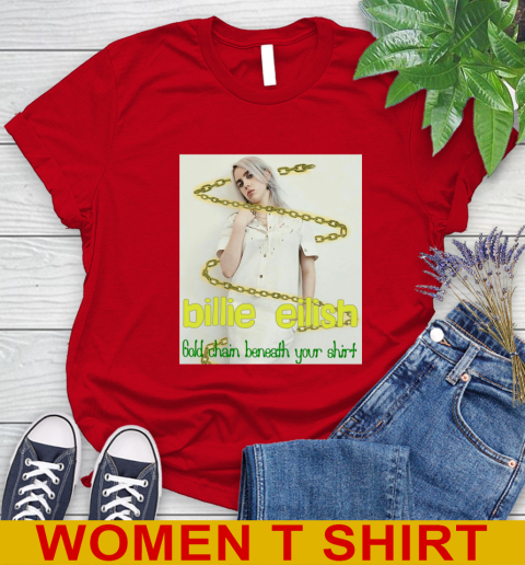 Billie Eilish Gold Chain Beneath Your Shirt 247