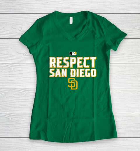 Respect San Diego Women's V-Neck T-Shirt 3