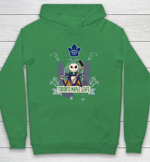 NHL Toronto Maple Leafs Hockey Jack Skellington Halloween Hoodie 5