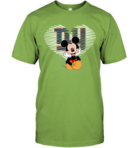 New York Giants Slogan G-men Mickey Mouse T-Shirt - T-shirts Low Price