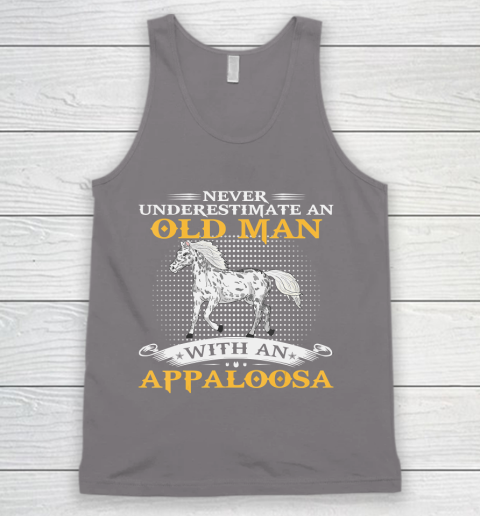 Father gift shirt Mens Never Underestimate An Old Man With An Appaloosa Horse Funny T Shirt Tank Top 6