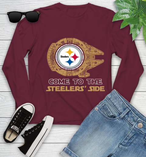 NFL Come To The Pittsburgh Steelers Wars Football Sports Youth Long Sleeve 6