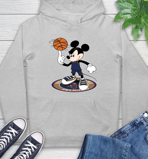 NBA Basketball New Orleans Pelicans Cheerful Mickey Disney Shirt Hoodie 6