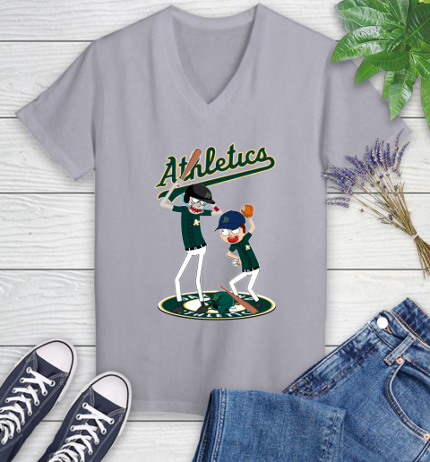 MLB Oakland Athletics Rick And Morty Baseball 80