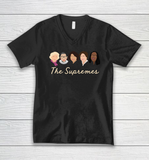THE SUPREMES Ketanji Brown Jackson SCOTUS RBG Sotomayor Meme V-Neck T-Shirt