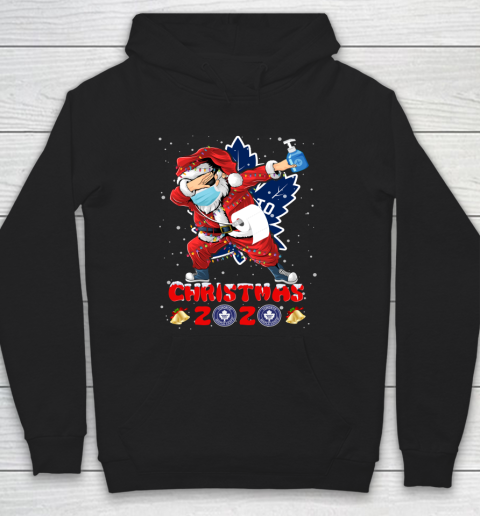Toronto Maple Leafs Funny Santa Claus Dabbing Christmas 2020 NHL Hoodie