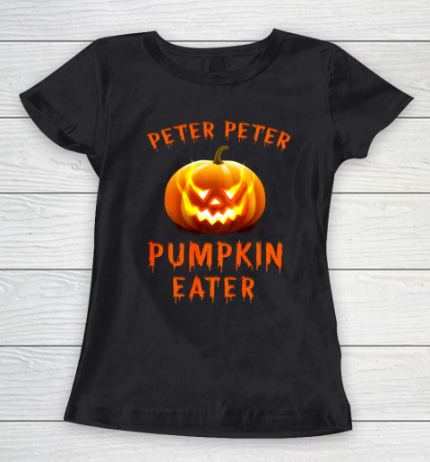 Peter Peter Pumpkin Eater Couples Halloween Costume Women's T-Shirt