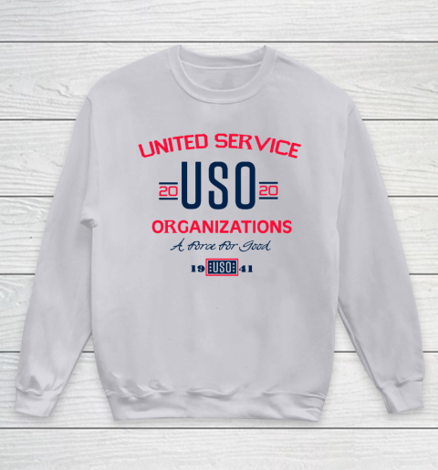 USO 2020 United Service Organizations Youth Sweatshirt - Image 3