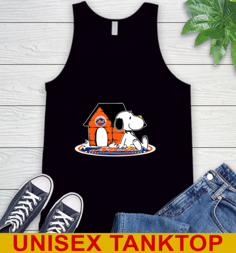 MLB Baseball New York Mets Snoopy The Peanuts Movie Shirt Tank Top 2