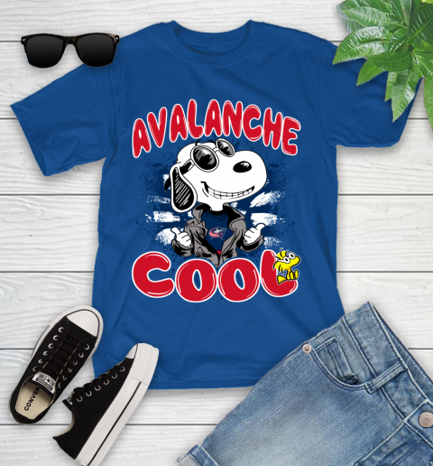 NHL Hockey Columbus Blue Jackets Cool Snoopy Shirt Youth T-Shirt 10