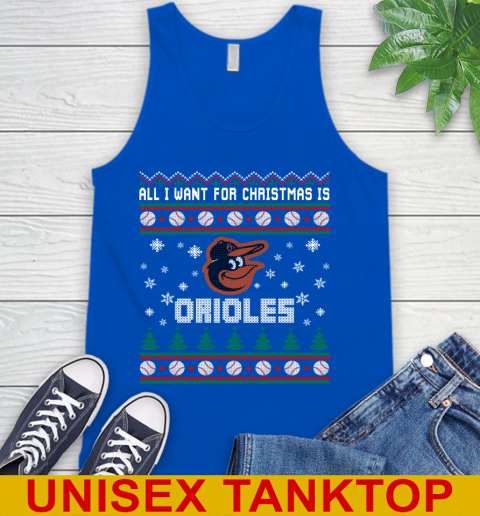 MLB All I Want For Christmas Is Baltimore Orioles Baseball Sports 70