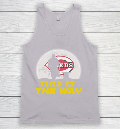 Cincinnati Reds MLB Baseball Star Wars Yoda And Mandalorian This Is The Way Tank Top 3