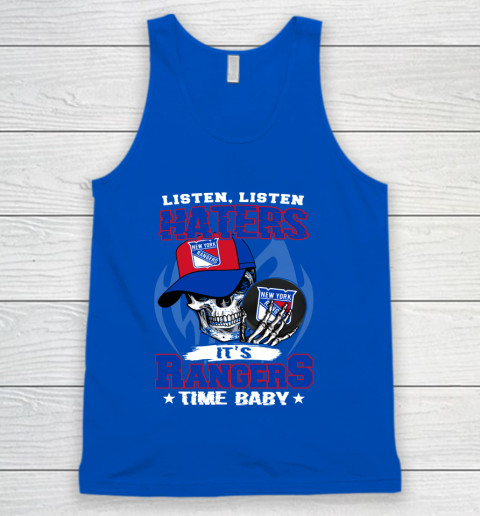 Listen Haters It is RANGERS Time Baby NHL Tank Top 4