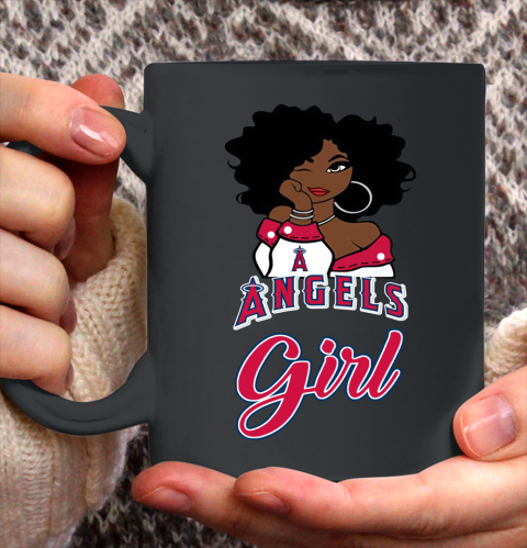 Los Angeles Angelss Girl MLB Ceramic Mug 11oz