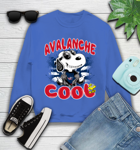 NHL Hockey Columbus Blue Jackets Cool Snoopy Shirt Youth Sweatshirt 5