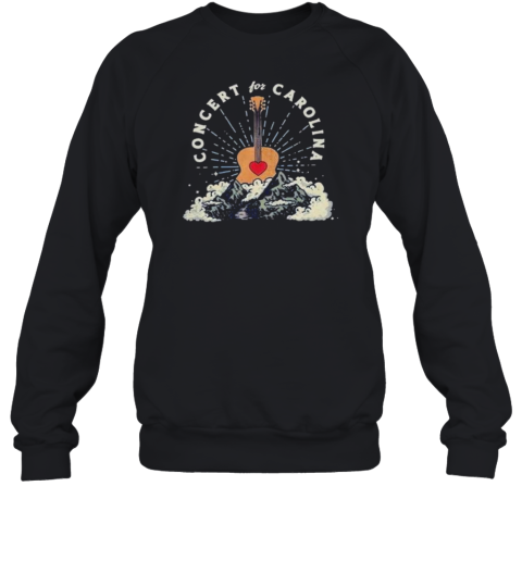 Luke Combs Concert For Carolina Guitar Mountain Sweatshirt