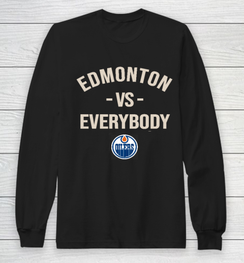 Edmonton Oilers Vs Everybody Long Sleeve T-Shirt