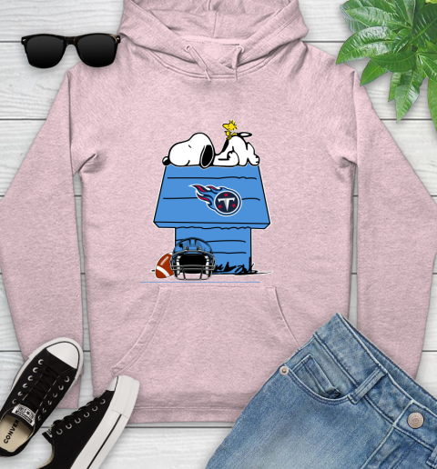 Tennessee Titans NFL Football Snoopy Woodstock The Peanuts Movie Youth Hoodie 10
