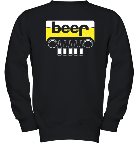 o10p beer and jeep shirts youth sweatshirt 47 front black