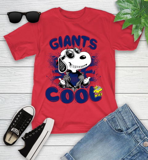 NFL Football New York Giants Cool Snoopy Shirt Youth T-Shirt 11